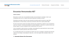 Desktop Screenshot of encuestasremuneradas.net